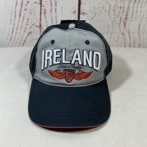 Ireland Embroidered Baseball Cap Hat Irish Harp Crest Shamrock Adjustable Cotton